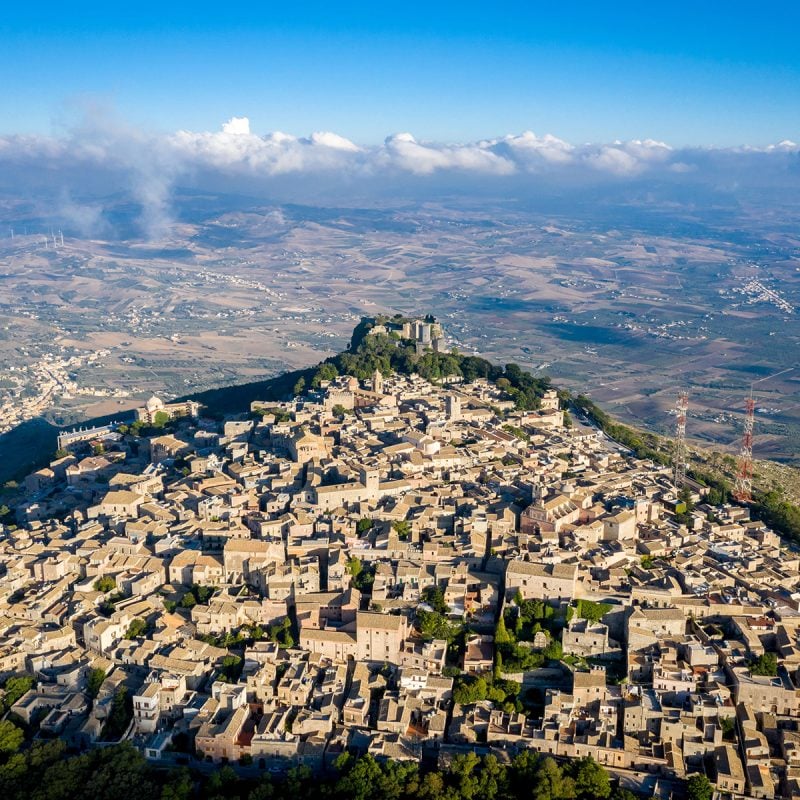 erice dall'alto